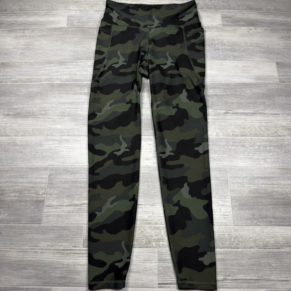 Old Navy Active Camouflage Elevate Go Dry Leggings Women's 28 X 27 Workout